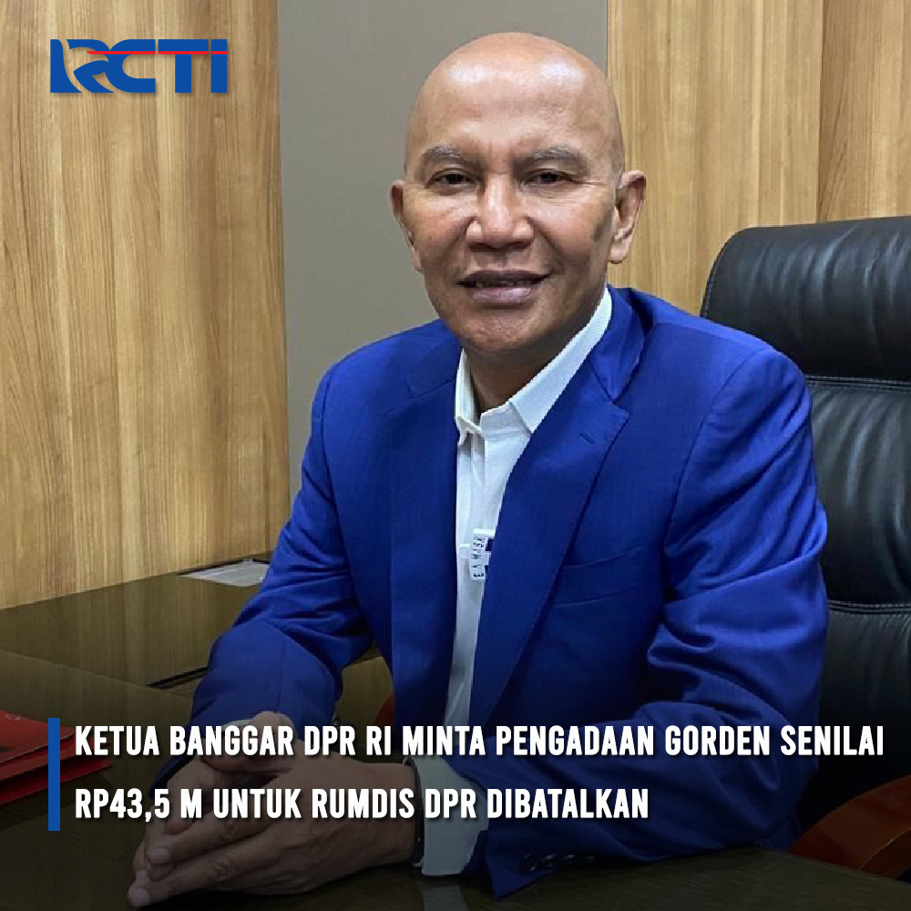 officialinews_'s tweet photo. Ketua Banggar DPR RI Said Abdullah meminta agar pengadaan gorden rumah dinas anggota DPR senilai Rp43,5 miliar dibatalkan.
https://t.co/6Lb50Fskai
#DPR #BadanAnggaran #Banggar #SaidAbdullah #GordenDPR #AnggaranFantastis #SeputariNewsRCTI https://t.co/fswf8FMlMb