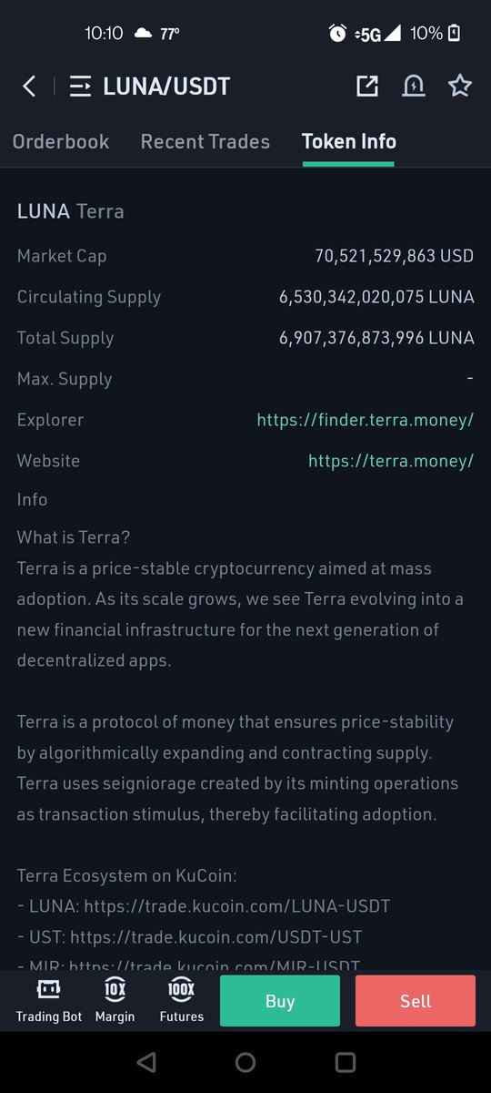70,000,000,000 market cap? 6.9 TRILLION supply... wtf is this? 🤣🤯👍🙂 #lunacoin