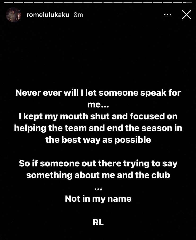 Romelu Lukaku on Instagram 😳