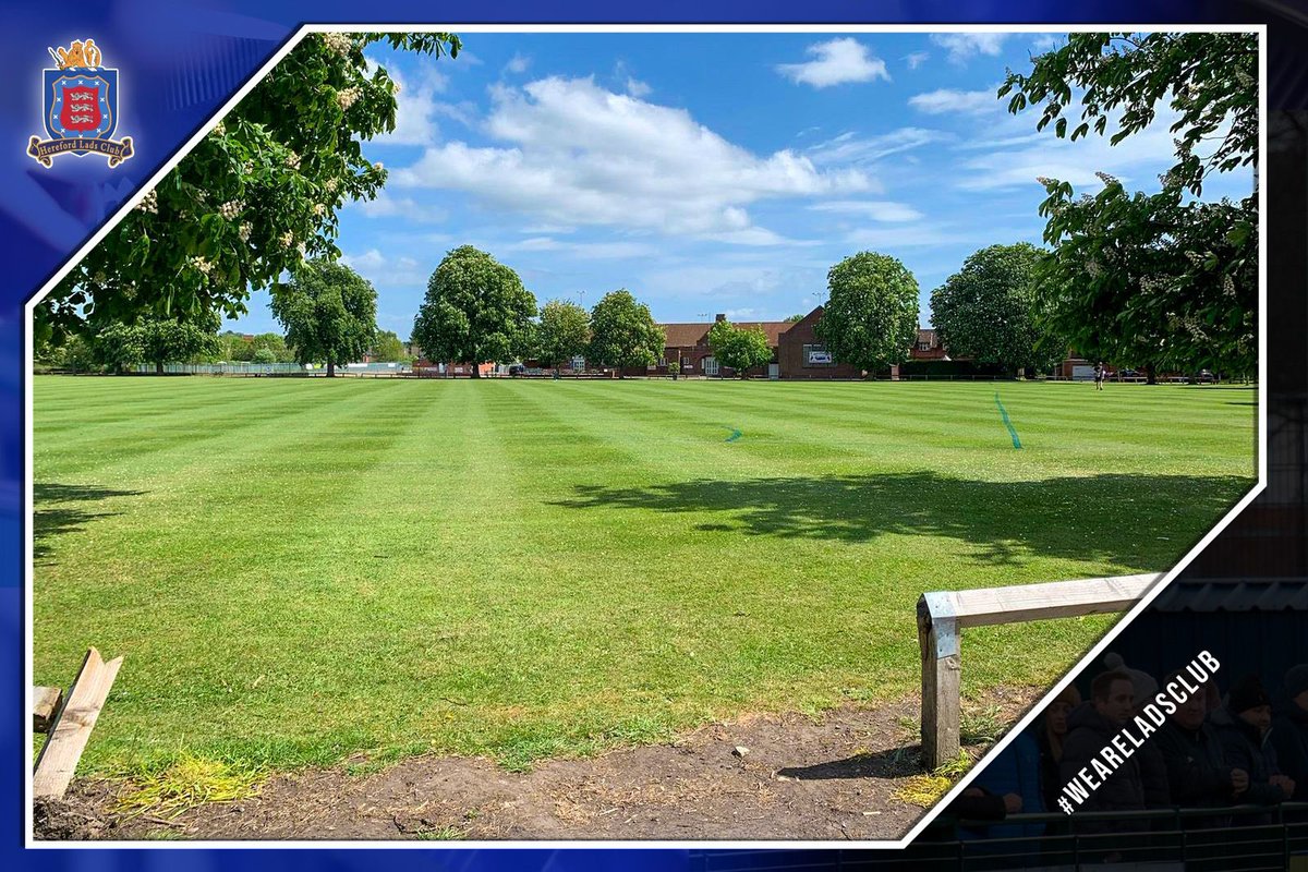 HfdLadsClubFc's tweet photo. ษขสแดแดษด ษขสแดแดษด ษขสแดss โ๏ธโฝ๏ธ๐ช
The pitches are marked and ready for tomorrowโs junior tournament at our club!
Big credit to our groundsman @darley_mike for his hard work and dedication this season ๐๐
#WeAreLadsClub๐ฆ
#TopGroundsman
#Herefordshire https://t.co/ZgohA00KDe