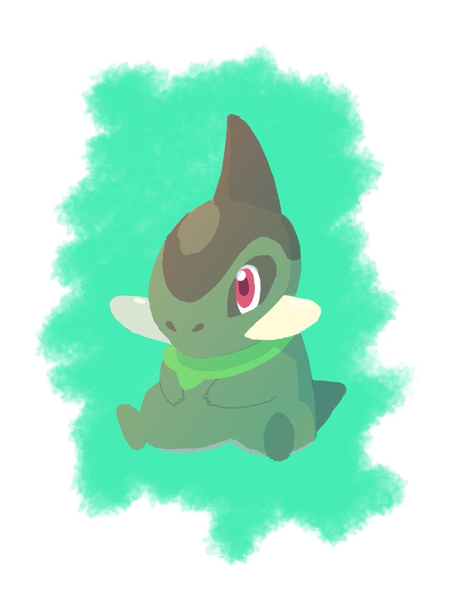 ポケモン キバゴ ポケモン版深夜の真剣お絵描き60分一本勝負 ランジアのイラスト