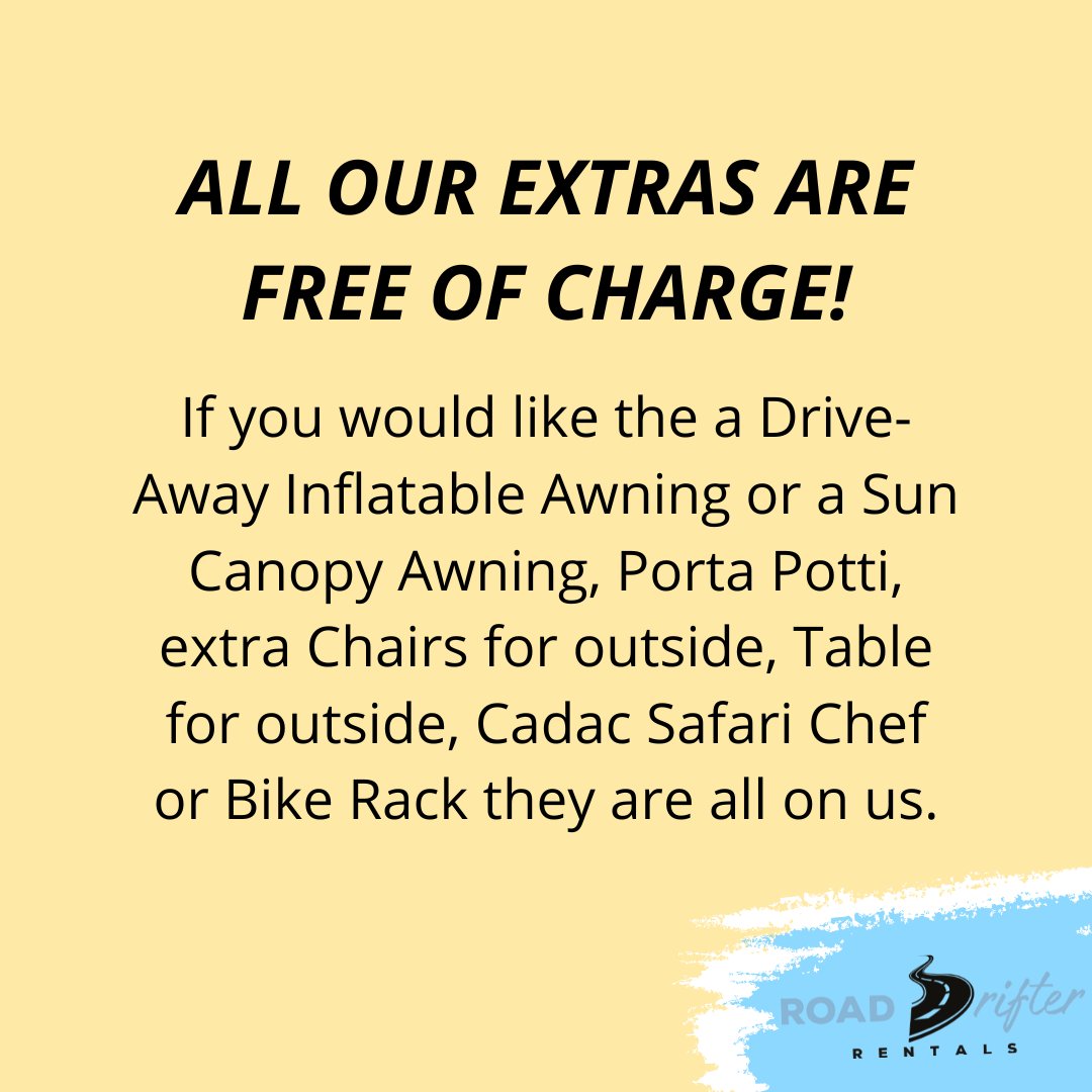 Road Drifter Rentals on Twitter "That's right... completely free of