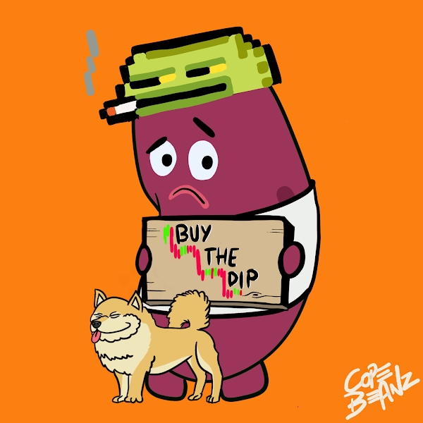 MikeHonchoNFT's tweet photo. Market conditions feel like they warrant a @copebeanz post. Are you buying the dip anon? https://t.co/XbhJWRDhn4