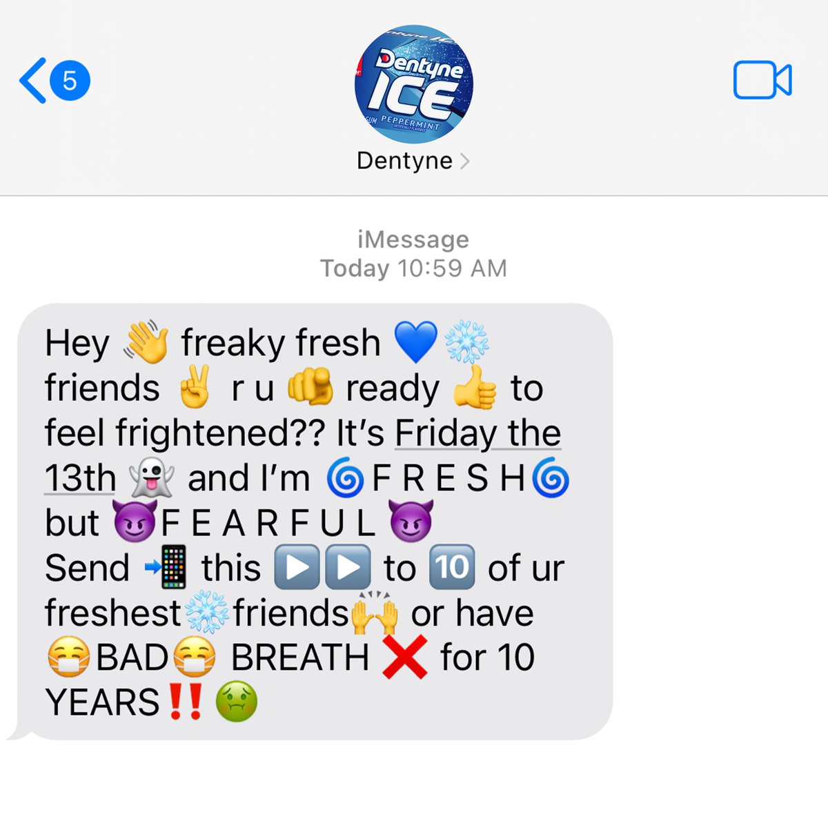 trident gum tweet media