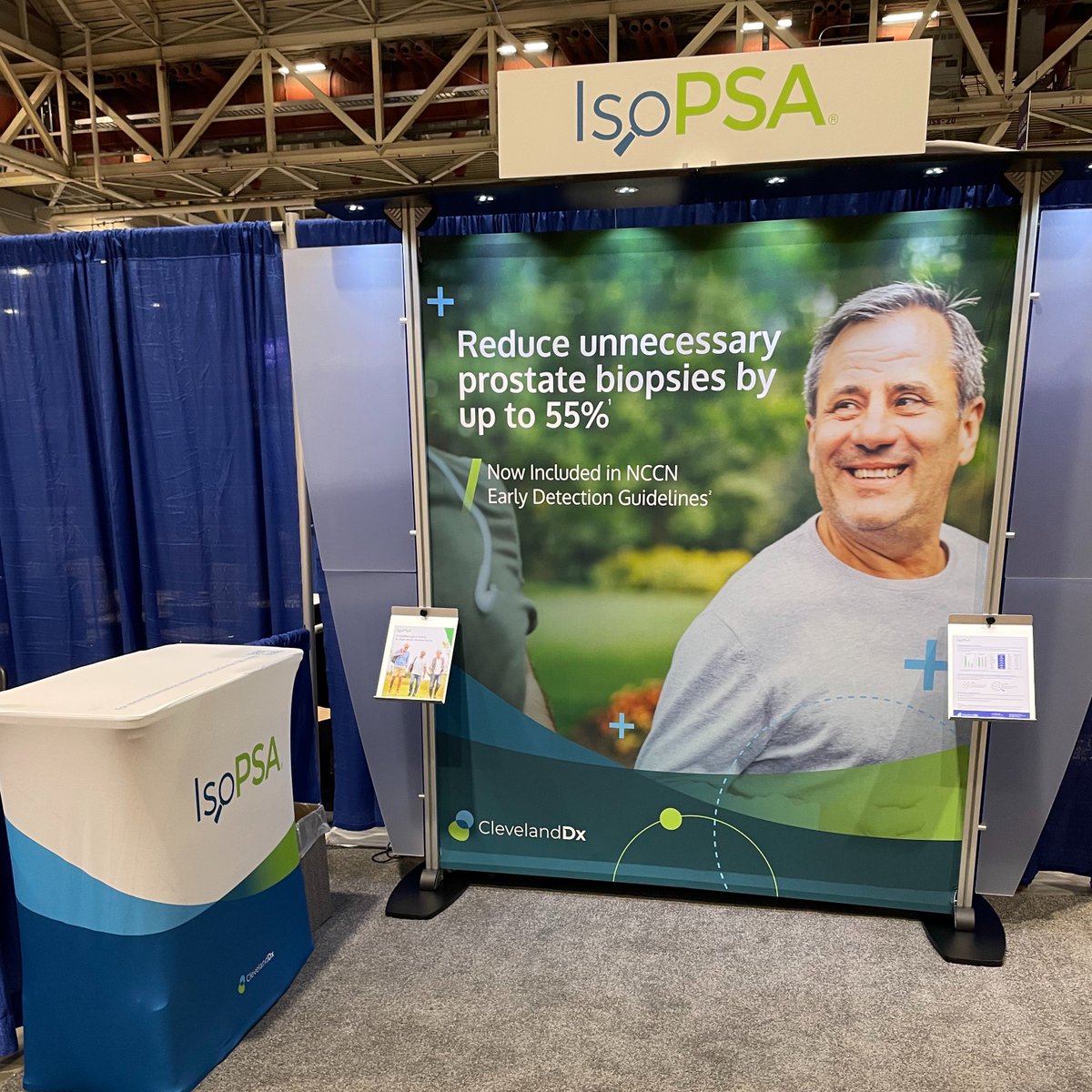 Cleveland_Dx's tweet photo. We are live and in person at #AUA22! Stop by booth #2530 to learn more about the importance of early detection in prostate cancer and the #IsoPSA blood-based test. @AmerUrological https://t.co/Lpu2U2qPlD