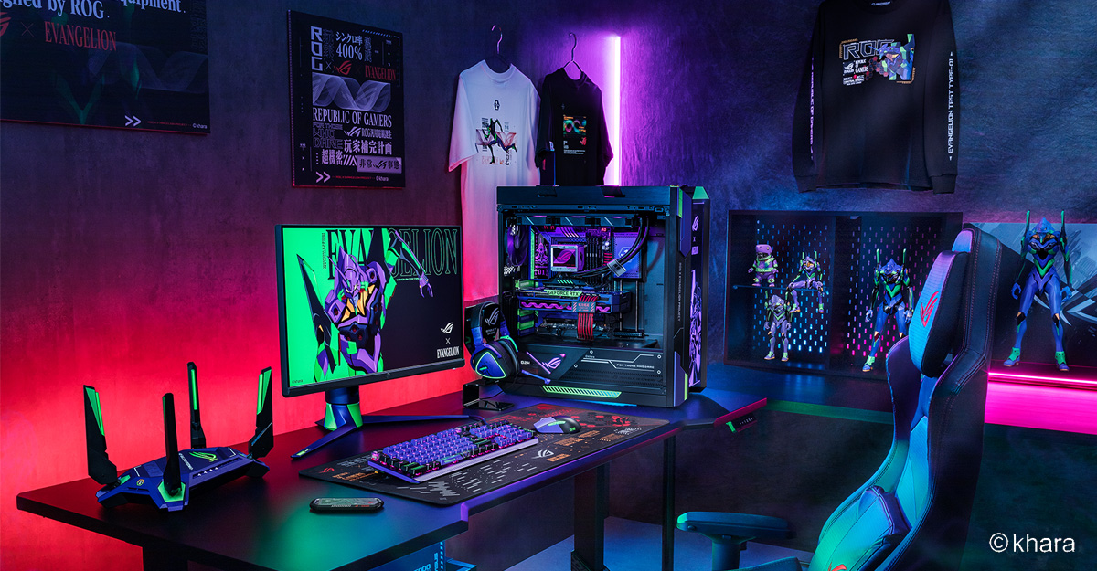 ROG X EVANGELION Gear up for an epic journey with the ultimate machine.🟩🖥️🛠️🟪 Check out the officially licensed EVANGELION collection. ➡️ rog.gg/xEVANGELION #ROG #EVANGELION #ROGxEVANGELION