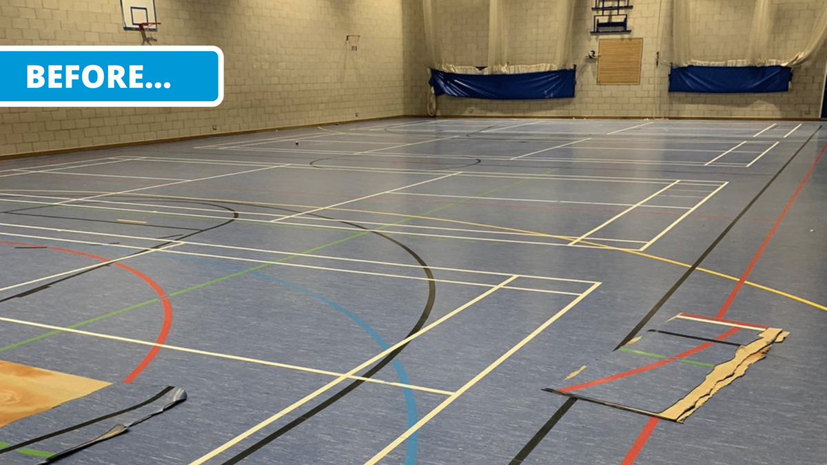 GerflorUK's tweet photo. #FlooringRefresh #BeforeandAfter WOW! Beaconsfield High School, in Buckinghamshire are extremely delighted with the outcome of their recent refurbishment. 

Read the full case study here - https://t.co/BK6x3FNbqZ https://t.co/J5O8bAfO4N
