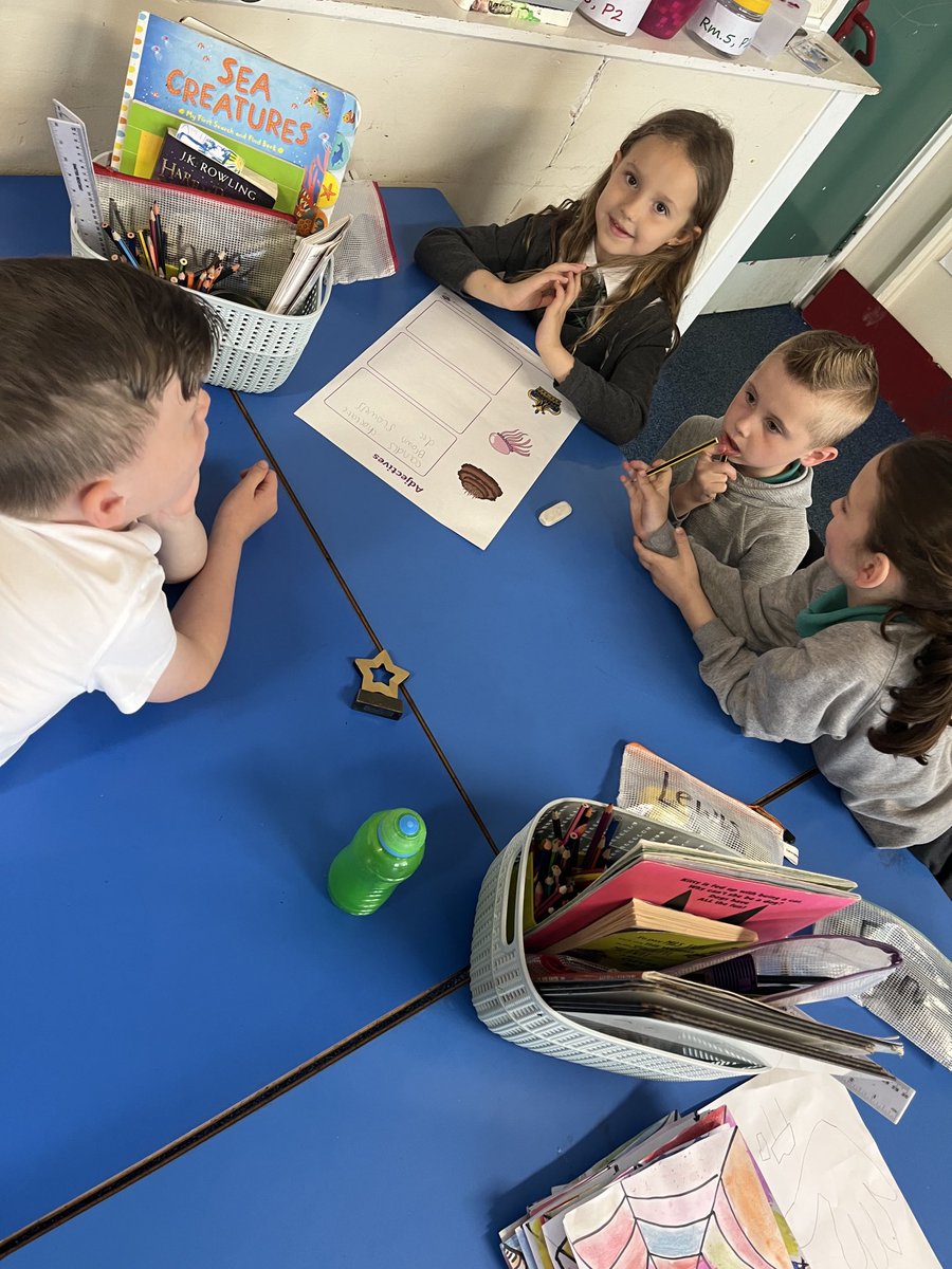 MissPaterson9's tweet photo. Working hard in groups today working on adjectives ✅ https://t.co/DN8xe0StIk