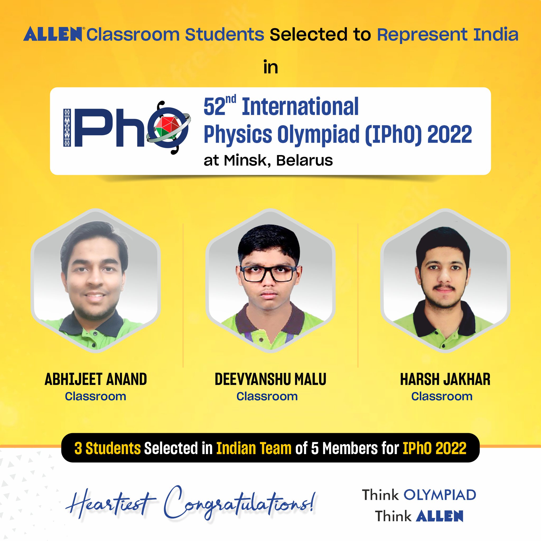 ALLEN Career Institute on Twitter "ALLENites proved their supremacy in