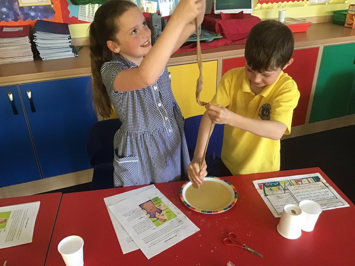 ManorPrimarySch's tweet photo. Year 4 enjoying making the digestive system! #science #thehumanbody #digestingknowledge https://t.co/PHA9a6S87c