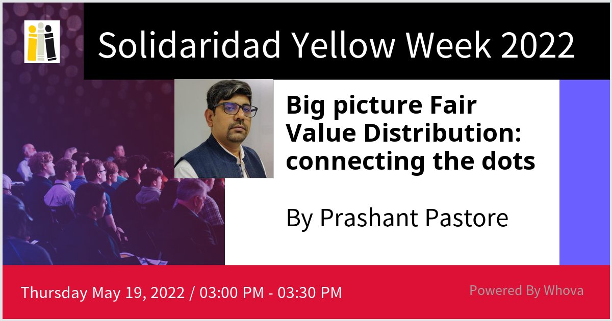 prashantpastore's tweet photo. I am speaking at Solidaridad Yellow Week 2022. Please check out my talk if you're attending the event! #YellowWeek - via #Whova event app https://t.co/4vHsPiBdC1