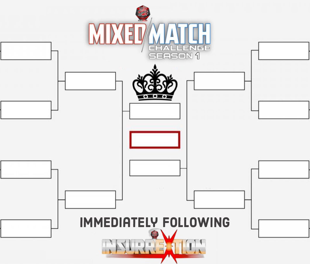 Mix Match Challenge Season 1 starts as soon as we get the brackets filled!

Find a mix tag partner ladies and gents! You can also bring someone from a different company to participate! (Note: Champions cannot participate in this)