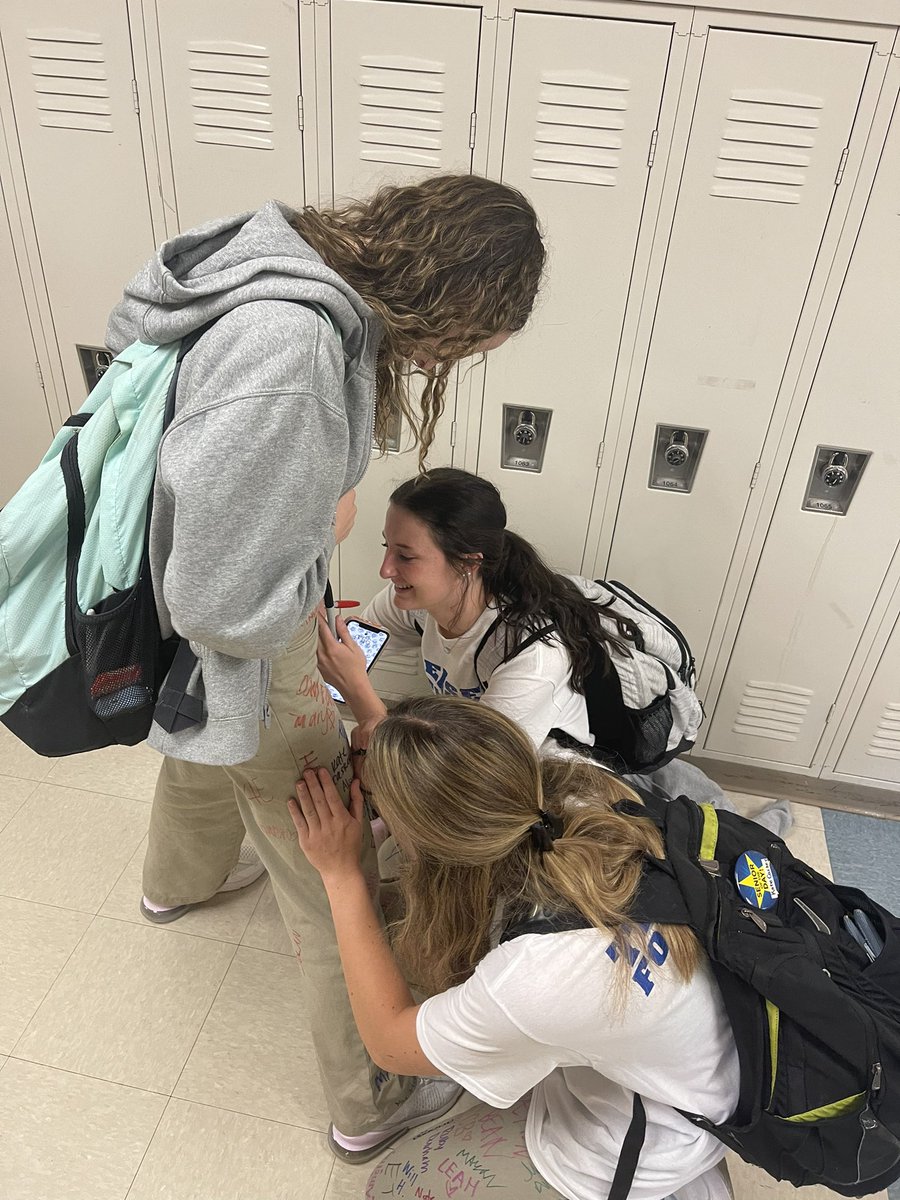 5th period again… with some signing of the pants!! #CountdownToGraduation