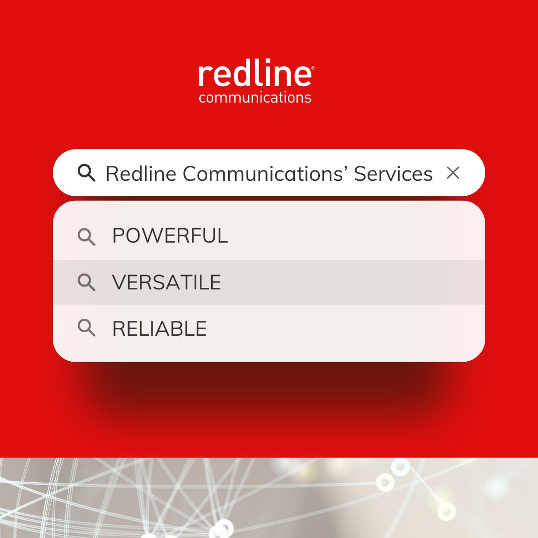 📡 Where does Redline excel? Redline is the worldwide leader in private wireless networks!

 👏 Explore the Redline industry solutions designed to help your business: rdlcom.com/#