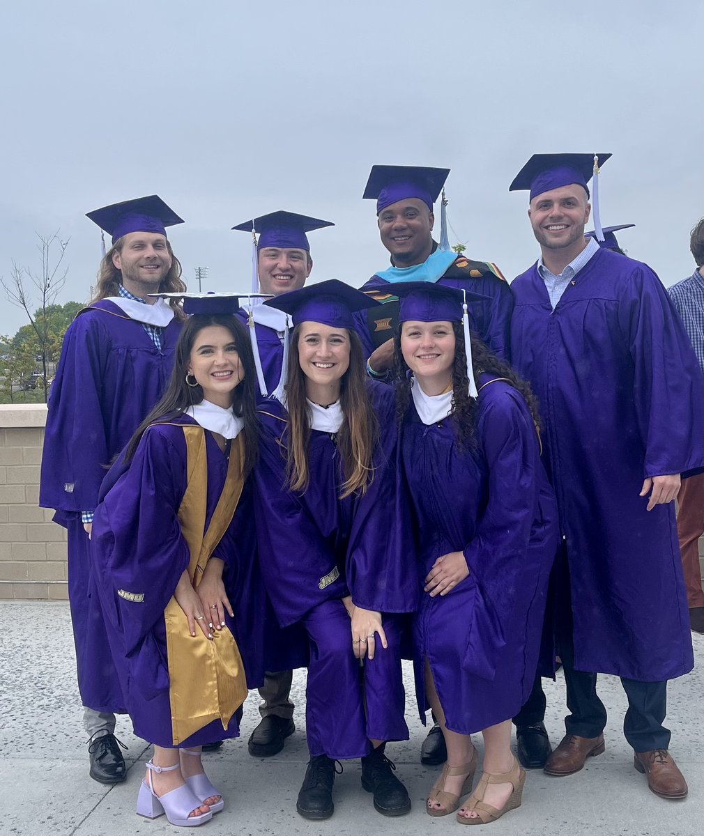 The JMU Graduate School Ceremony took place last night. Congrats to these seven outstanding PHETE MAT graduates! <a href="/JMUGradSchool/">JMU Graduate School</a> <a href="/jmu_kinesiology/">JMU Kinesiology</a> @jmuchbs <a href="/bartley_hpe/">Hayden Bartley</a> <a href="/Mr_Marx_PE_HE/">Matthew Marx</a> <a href="/Lindsey37480347/">Lindsey Parker</a> <a href="/Harris_4PE/">Donté J Harris</a> <a href="/ms_sylvesterpe/">Maggie Sylvester</a> <a href="/TeddyMavros/">Teddy Mavros</a> <a href="/HaleyBischoff2/">Haley Bischoff</a>