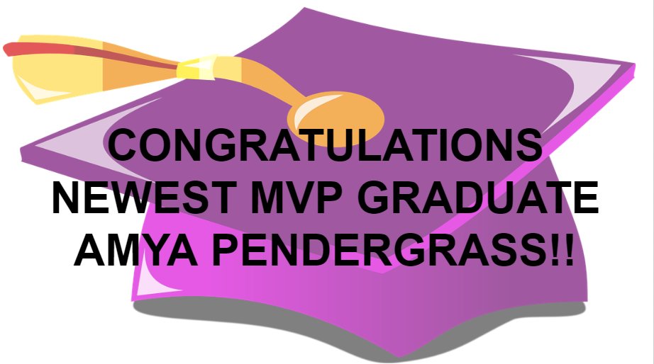 MVPMiddies's tweet photo. CONGRATULATIONS MVP'S NEWEST GRADUATE,
AMYA PENDERGRASS!!
#MiddieRising
#Amya_IsRising
#MiddieProud
#MVP_Grad
#MVP_Family
@RosaPTweets @Highview6th @MMSMiddies @MHSMiddieTweets https://t.co/ll8fRTchLC