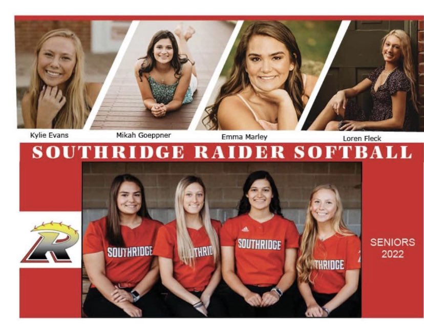 🚨SOFTBALL SENIOR NIGHT🚨 
⏰ Senior Night @ 5:45, game follows
📍 Home
🆚 Princeton 
Come out and support your softball seniors and the rest of the team!