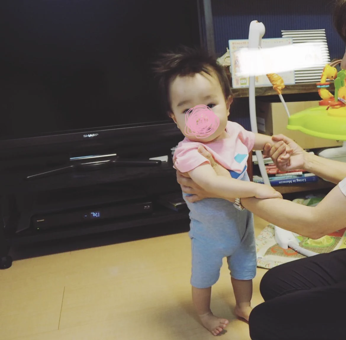 @takimommy119 FF外から失礼します！
分かりすぎて…！
うちもこのような状態で帰ってきた時は爆笑でした。Tシャツの柄が半分以上隠れてました笑 