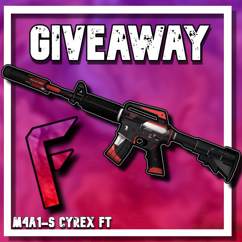 Team__Prestige's tweet photo. 🎁GIVEAWAY🎁
TAK FOR 5⃣0⃣ FOLLOWERS❗️

VIND EN: M4A1-S CYREX FT🔥

For at deltage skal du:
Følge @FlokiEsport✅
Retweet opslaget!✅
Like opslaget!✅

Vinderen bliver trukket 20/05!
Hvis du vinder får du en dm fra os!🤝
Held og lykke! 🔥

Næste 🎁giveaway🎁 ved 1⃣0⃣0⃣ followers!🔥 https://t.co/2Zt6UklLD3