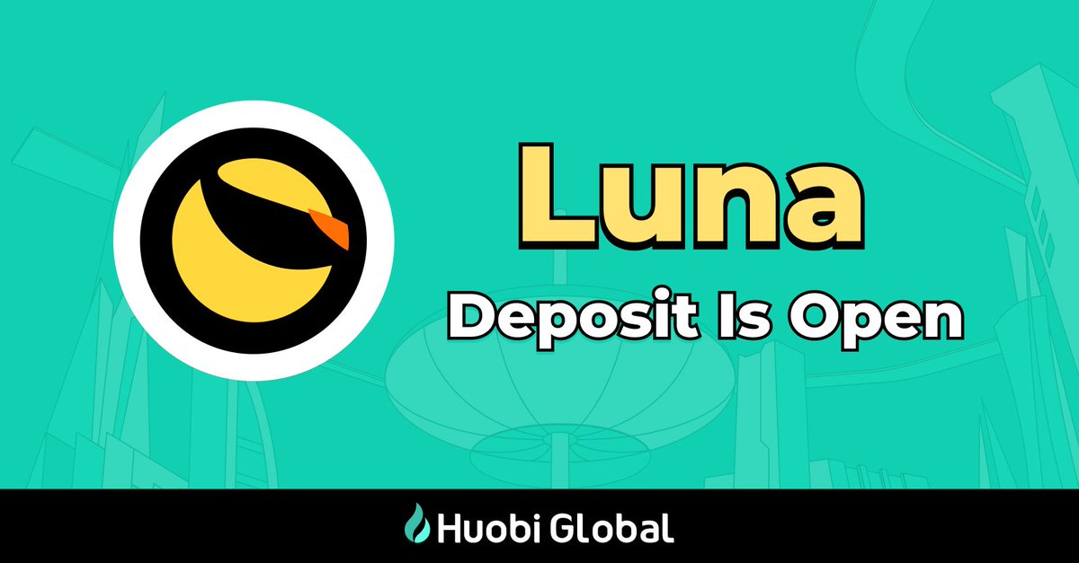 HTX_Global's tweet image. #Huobi Announcement: 

#LUNA Deposits have been resumed.

huobi.com/support/en-us/…