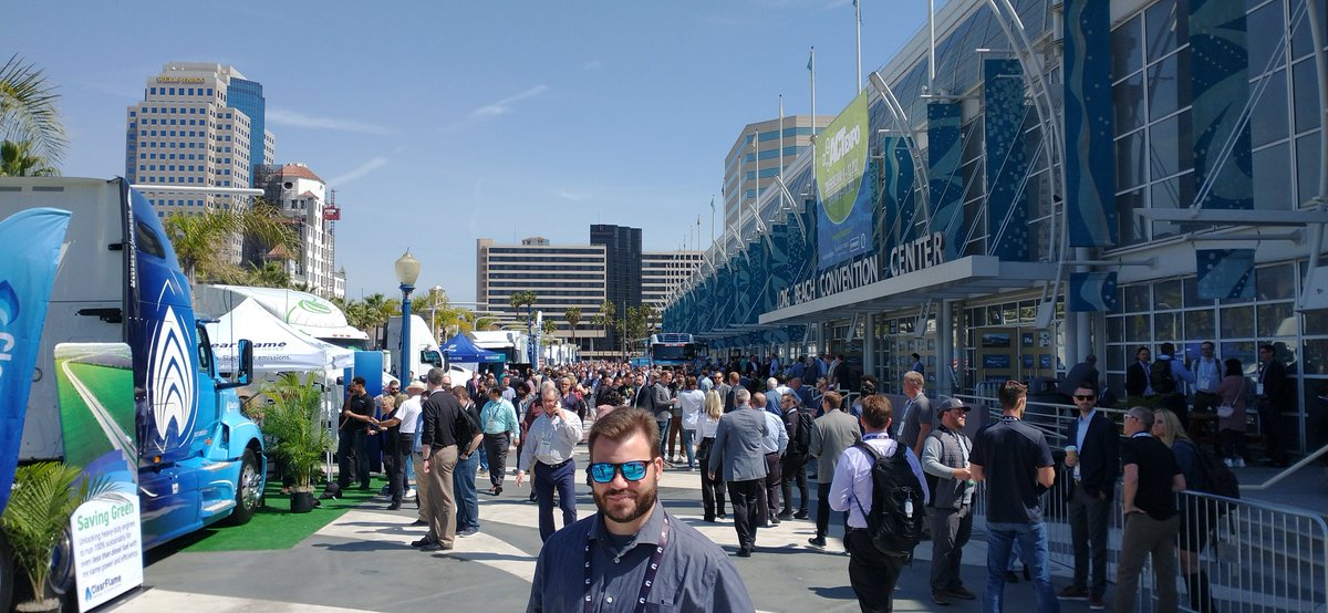 GPDGroup's tweet photo. Zachery Sheets, PE and Robert Wilson, PE had a fantastic time at the 2022 Advanced Clean Transport (@ACTExpo) conference this week in Long Beach! It was great to engage with others and learn more about the new age of the automotive and fleet industry. #energy #ev #actconference https://t.co/RZPwTaeoMq