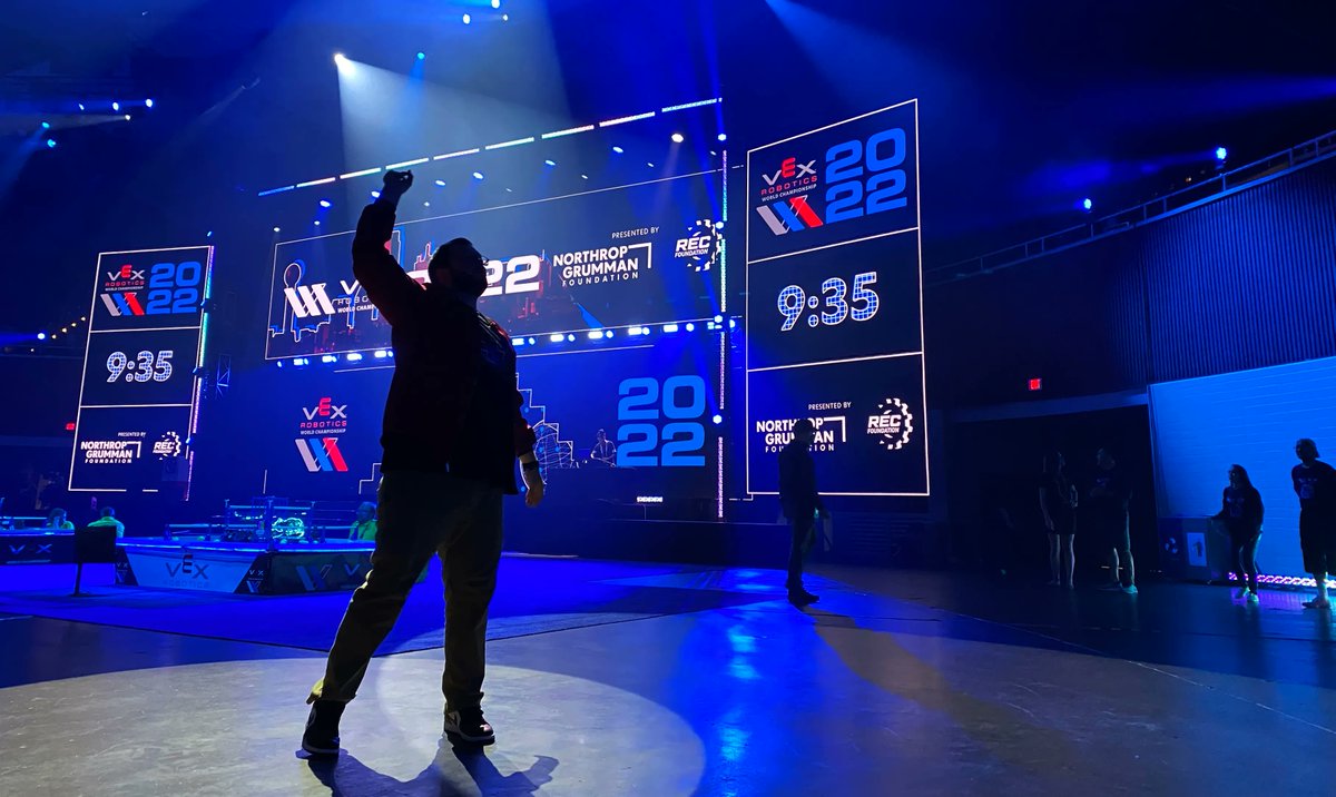 VEXRobotics's tweet photo. Congrats to all the students that competed at #VEXWorlds 2022! We applaud your dedication and perseverance! To the parents, mentors, and coaches, volunteers, staff, and everyone else whose hard work made this all possible, we can't thank you enough! See y'all next year! https://t.co/iv8vk9YP0X