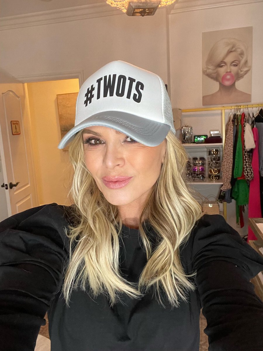 TamraJudgeOC's tweet photo. Thank you @dakbrew_ for this custom made #TWOTS trucker hat… 🤍 https://t.co/oLrzD6r38t