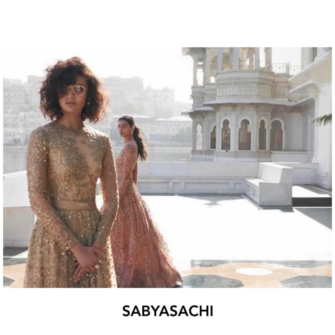 A symphony of pastel hues by @sabyasachiofficial against the backdrop of the iconic @TajLakePalace

Picture Credit: @sabyasachiofficial @tarunvishwaofficial @sandhyashekar @miteshrajani @kettlelove @saurabhchaudhary07
@sabyasachijewellery @groomsofsabyasachi @bridesofsabyasachi