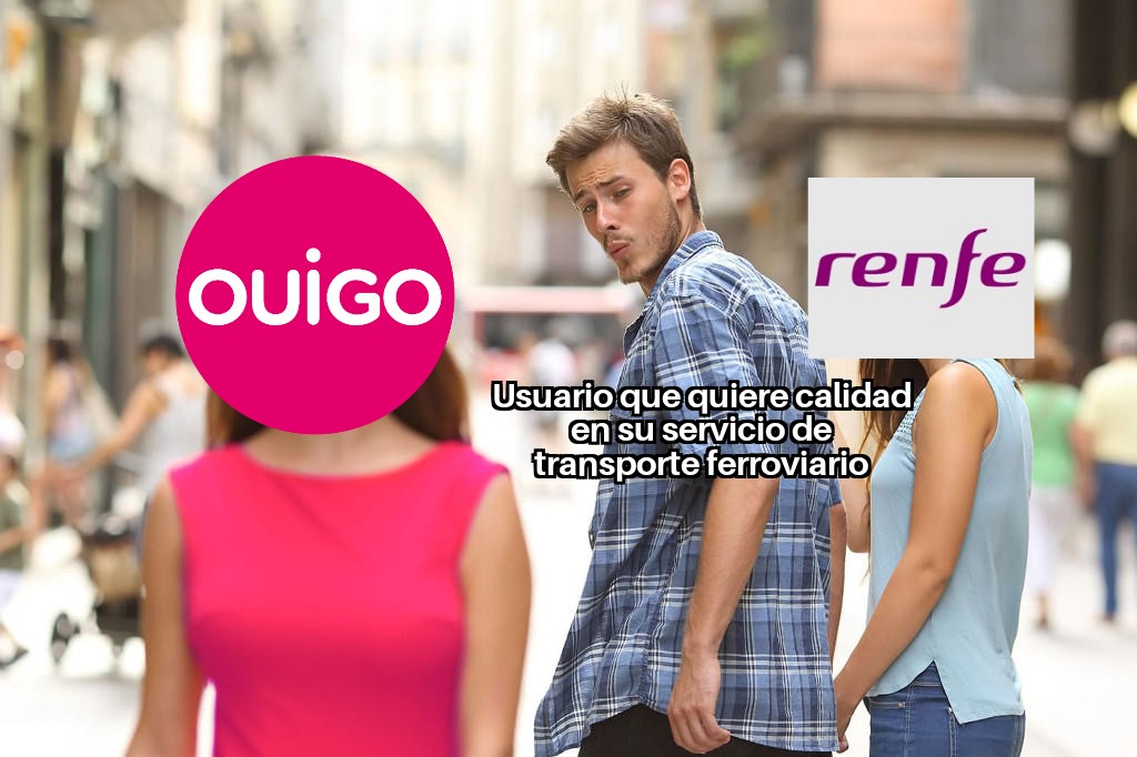 AlexCopC's tweet photo. Como @Renfe @Inforenfe no contesta a mis dudas, pues les pondré algún memillo diario para favorecer a @OUIGO_Es que ellos se lo están currando https://t.co/3jojly9jrm