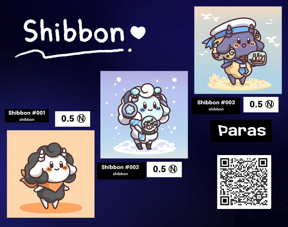 Shib_bon's tweet photo. The first drop of the Shibbon collection!
Can buy 3 pieces now
001 ▪︎ Normal Shibbon 
002 ▪︎ Snow globe Shibbon
003 ▪︎ Bottle ship Shibbon

▪︎Paras▪︎
https://t.co/Wh7AWXj4SS

▪︎Discord▪︎
https://t.co/TBBu9jak4F

#NFTCommumity  #NEARnft https://t.co/GHoezdRzwZ