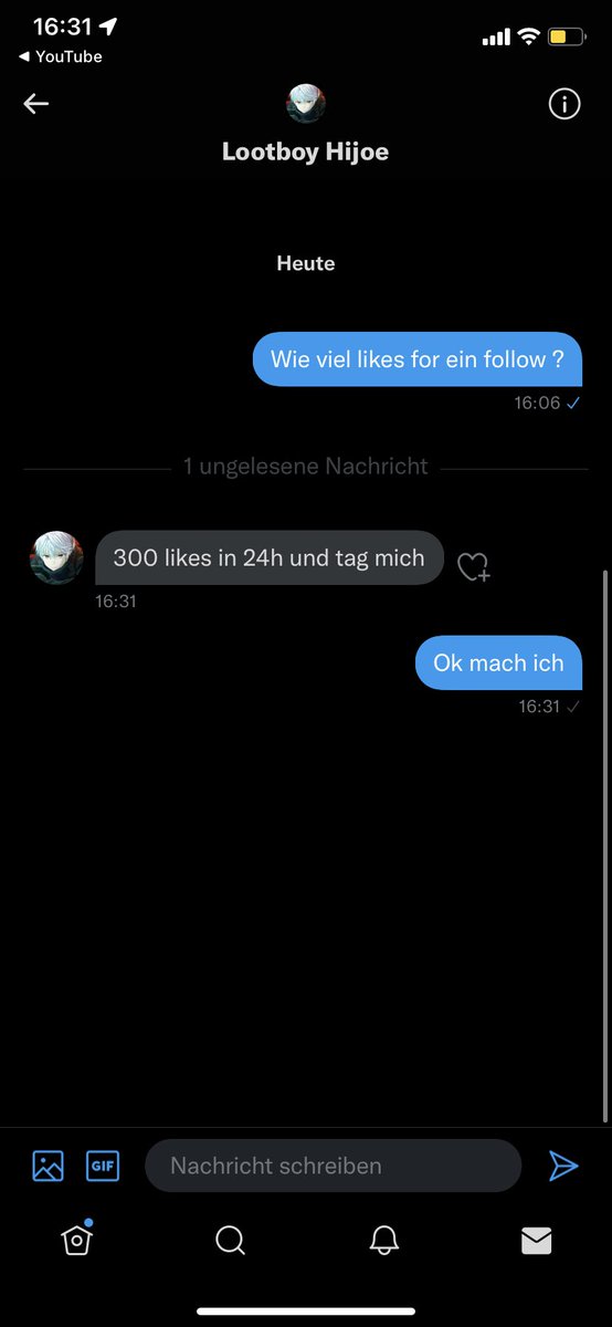 Habe eine Like Challenge von <a href="/HijoeFN/">Aight Hijoe</a> bekommen 🤩
Liked und retweetet mal bitte alle folge jedem back der das macht 🤝