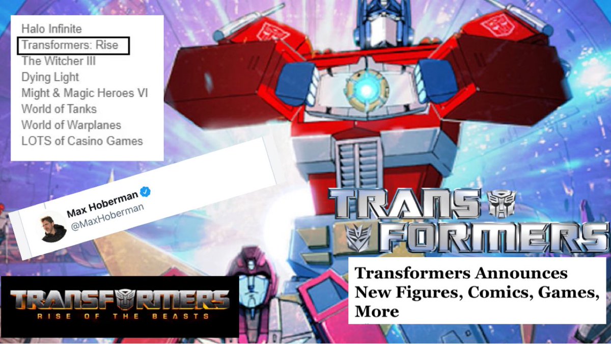 FutureBoyWho2's tweet image. New Transformer Online Game Listed As Transformers Rise For All Consoles &amp;amp; PC &amp;amp; Based On G1 Transformers #Transformers #OptimusPrime #TransformersRise #TransformersGame 

See here:youtu.be/korHcjnLgH4 via @YouTube