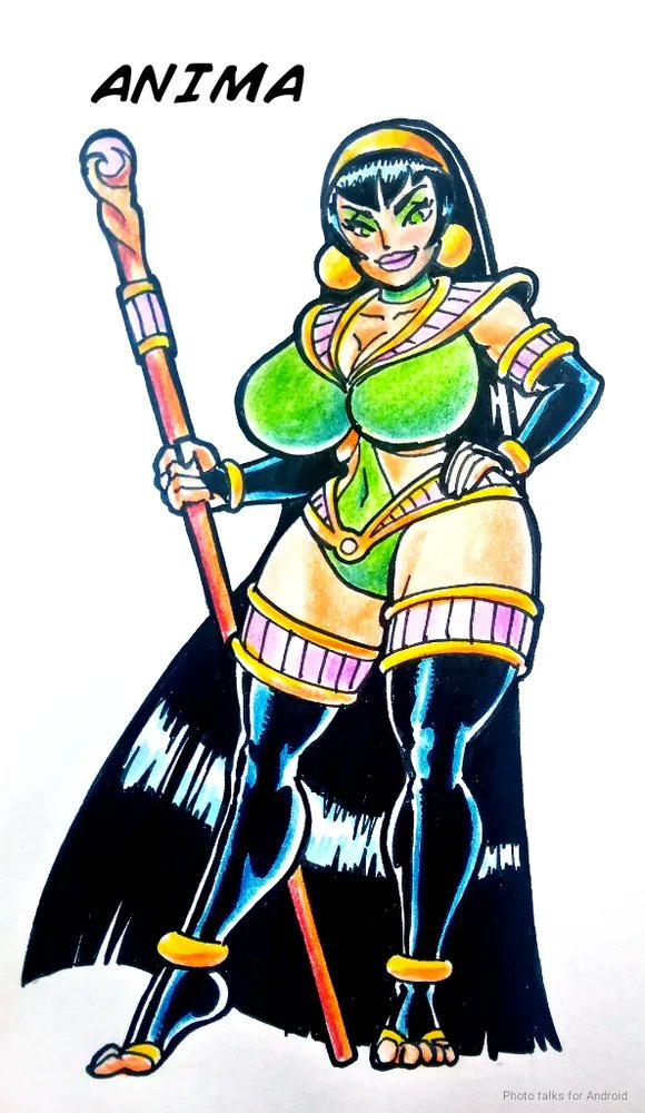 kcomics_o's tweet photo. @tejonrex Mi chica se llama Ánima. Creo que quedaría bien en tu estilo (boooooooooooobs) https://t.co/z6RI6firbf