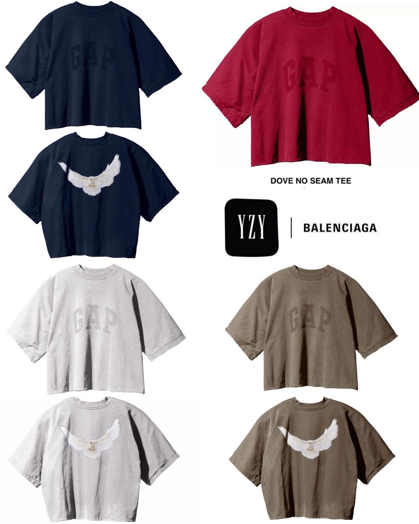 YEEZY GAP on X: YEEZY GAP NO SEAM TEES WHICH ONE ARE YOU GETTING?  ENGINEERED BY BALENCIAGA 5 22 25 ON  #DOVETEE  #YEEZYGAP  / X