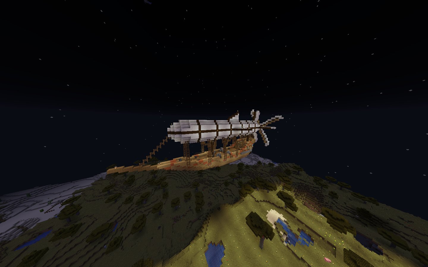 Uzivatel やらかしやしま Na Twitteru Minecraft マインクラフト マイクラ 飛行船 船 マイクラで初めての 飛行船を建造してみたぜ T Co I2xdlqdogf Twitter