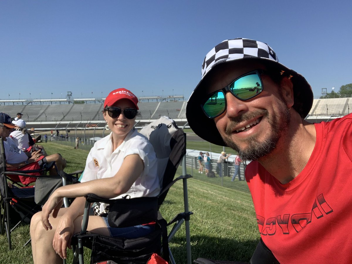 indyfancast's tweet photo. It’s a beautiful day to be @IMS! Let’s get this May started! #INDYCAR #INDYGP https://t.co/ycWIqc0tLX