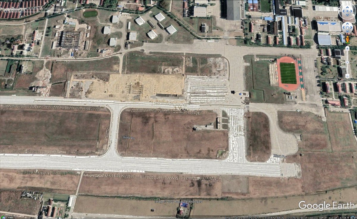 nuwangzi's tweet photo. #Shanghai #PLANAF

Dachang AB in Shanghai is now inactive duo to renovations

Dachang was the homebase of the late 6th Naval Division and later the 1st Naval Division of the Eastern Fleet.

Expect AEW&amp;C aircrafts to be redeployed in other bases now. https://t.co/fq6Eq2mL5c