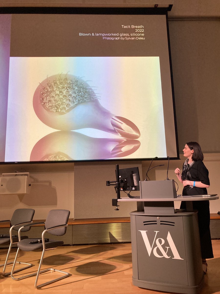 Wonderful panel discussion for @Londoncraftweek @V_and_A on the theme of glass and inspiration. This also marks our first official event in celebration of the UN International Year of Glass