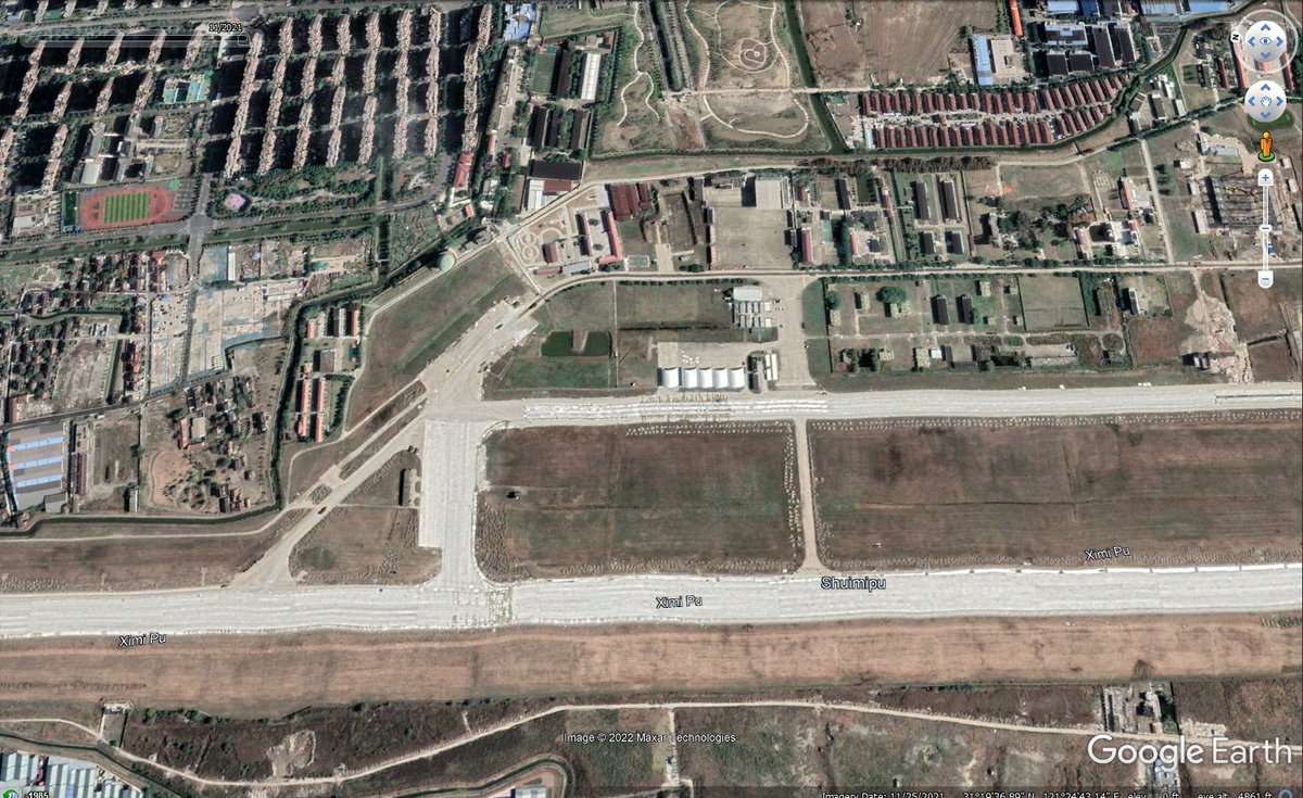nuwangzi's tweet photo. #Shanghai #PLANAF

Dachang AB in Shanghai is now inactive duo to renovations

Dachang was the homebase of the late 6th Naval Division and later the 1st Naval Division of the Eastern Fleet.

Expect AEW&amp;C aircrafts to be redeployed in other bases now. https://t.co/fq6Eq2mL5c