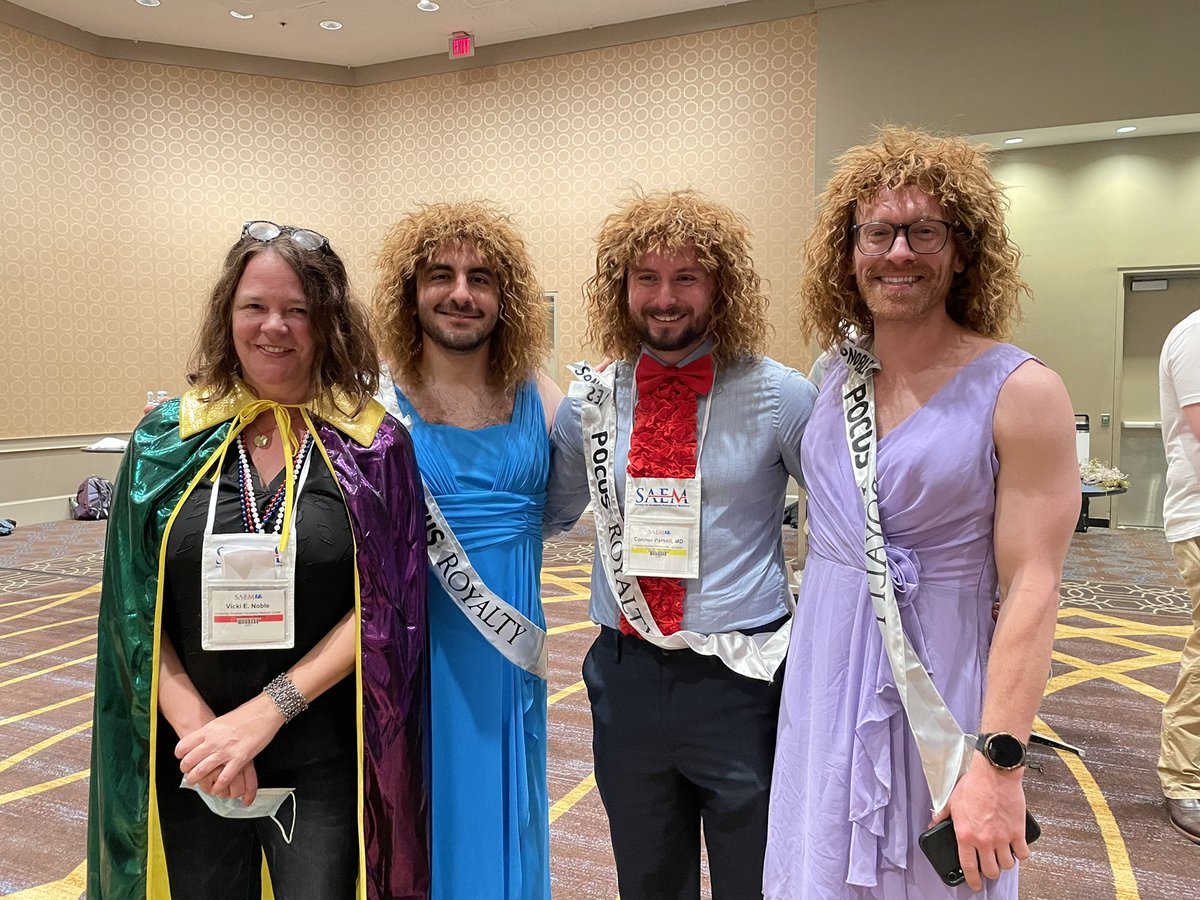 ✨SoNOBLEs #POCUS Queens✨ Throwing it back to the 80s prom for #Sonogames22! <a href="/nobleultrasound/">Vicki Noble</a> #POCUSroyalty #SAEM22 #Believeland