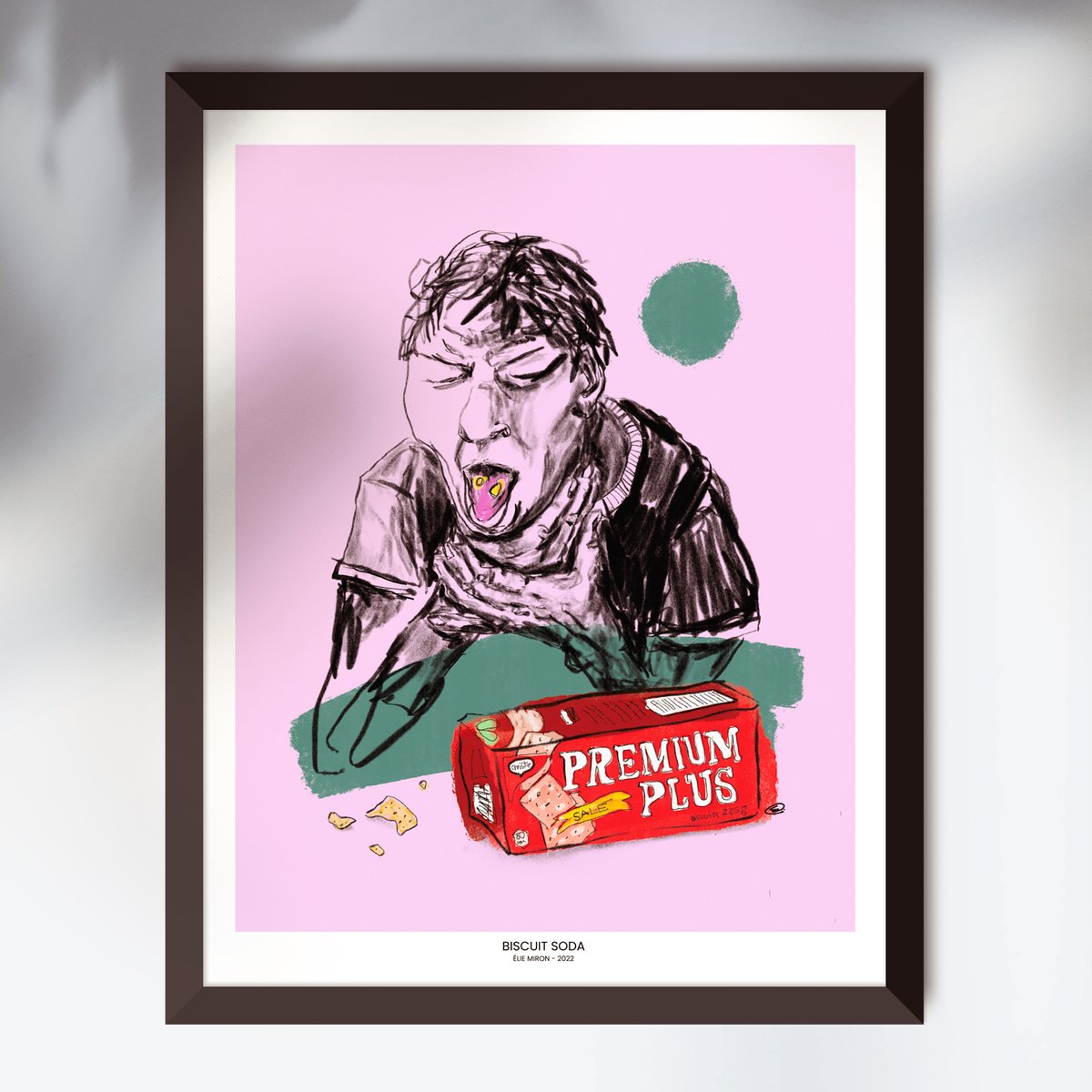 👋 Huuuurk- Eeehheuu - Eheeeuuu… nouveau dessin!
Titre : Biscuit Soda
Collection : Prompt Pulsion
Art Digital sur iPad
Création : 2022
Reproduction Fine Art disponible 🤘 
eliemiron.com/product/biscui…
#creation #artcreation #artoftheday #artwork #artcollection #dessindujour #dessin