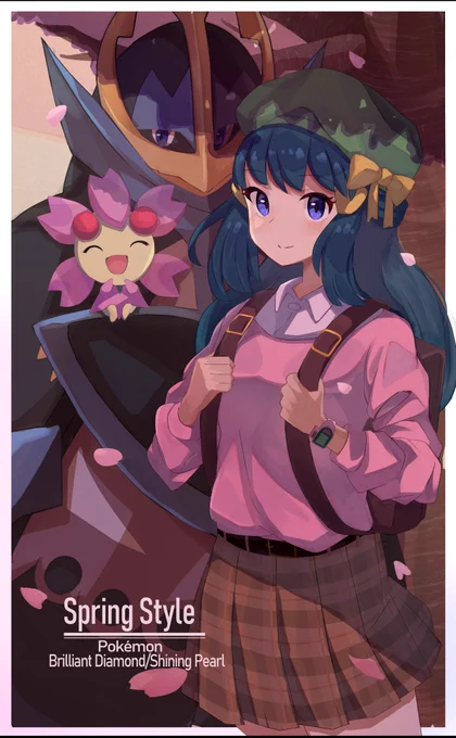 ヒカリ-スプリングスタイル-
 #ポケモンBDSP 