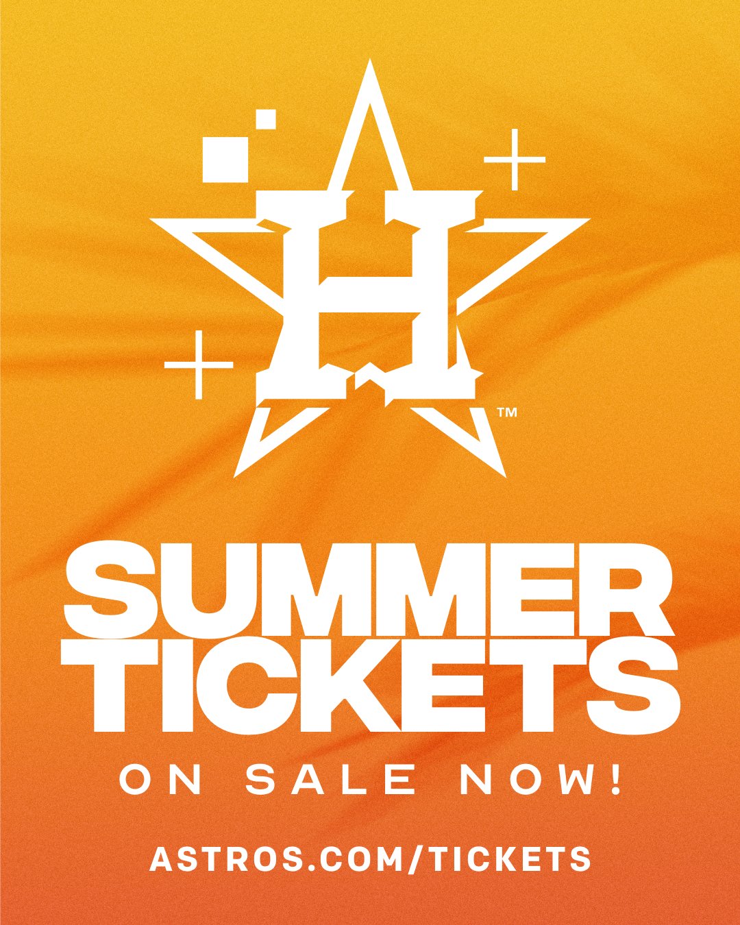 Houston Astros on Twitter "Singlegame tickets for June + July are