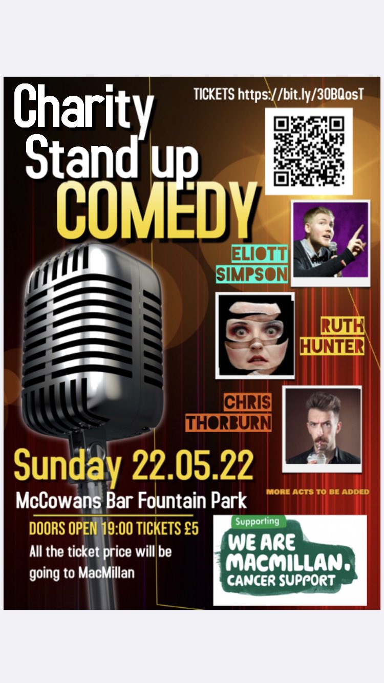 scene alba on Twitter "An extra charity comedy night this month , at