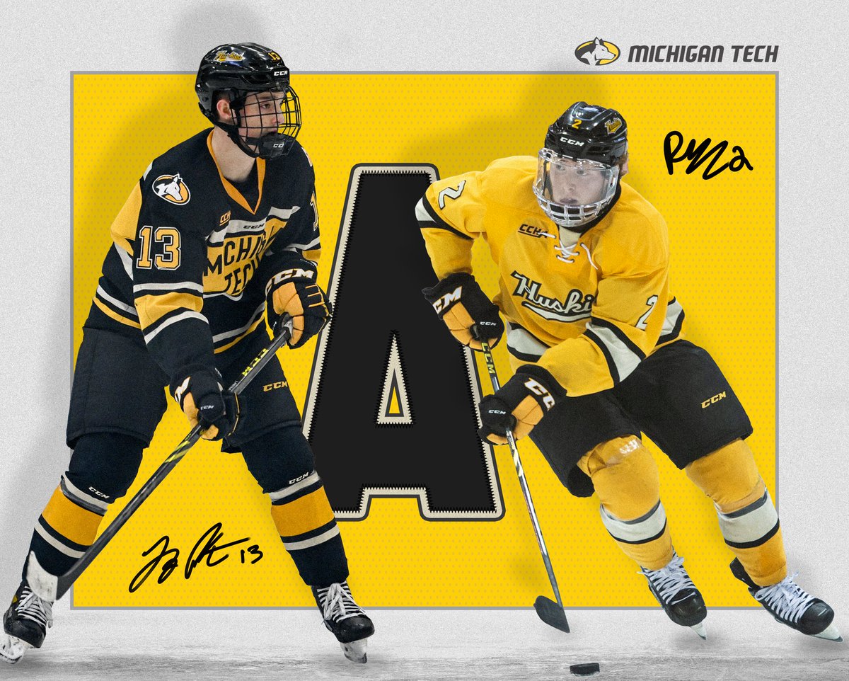 Logan Pietila & Ryland Mosley named alternate captains #mtuhky #FollowTheHuskies A⃣ Logan Pietila A⃣ Ryland Mosley 📝michigantechhuskies.com/sports/mice/20…