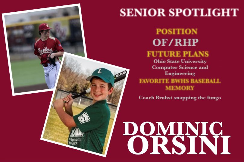WattersonBB's tweet photo. Dominic Orsini- Captain OF/P https://t.co/0ix8PTwwyP