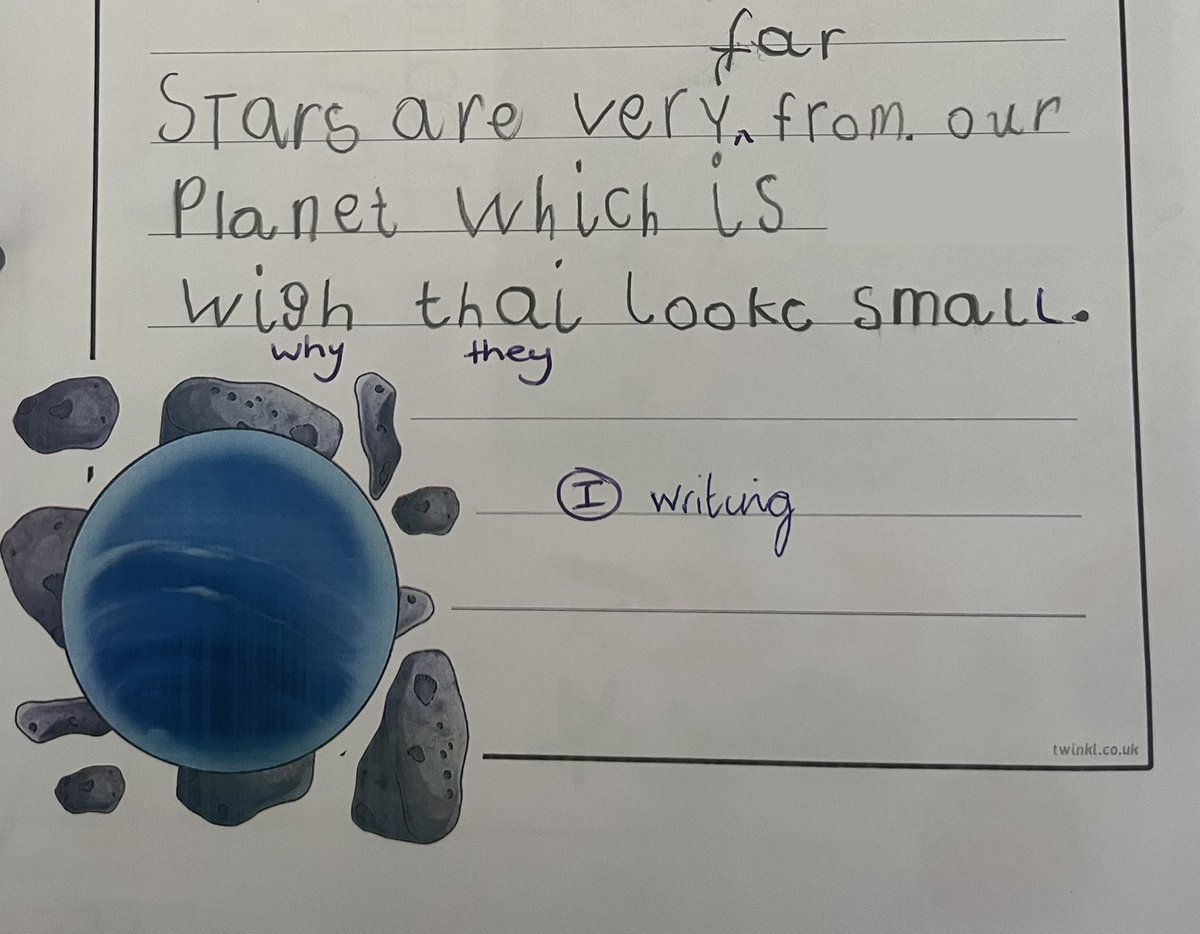 OrchardInfant's tweet photo. On Wednesdays Reception explored space even further in a VR experience! Look at some of the fantastic facts and writing they have produced since. They landed back earth-side today ready for Jubilee preparations next week! https://t.co/5fWdbaP4ac