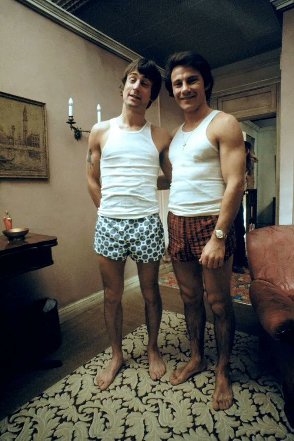 A very happy 83rd birthday to Harvey Keitel. Pictured here with Robert De Niro on the set of of Mean Streets, 1973. 