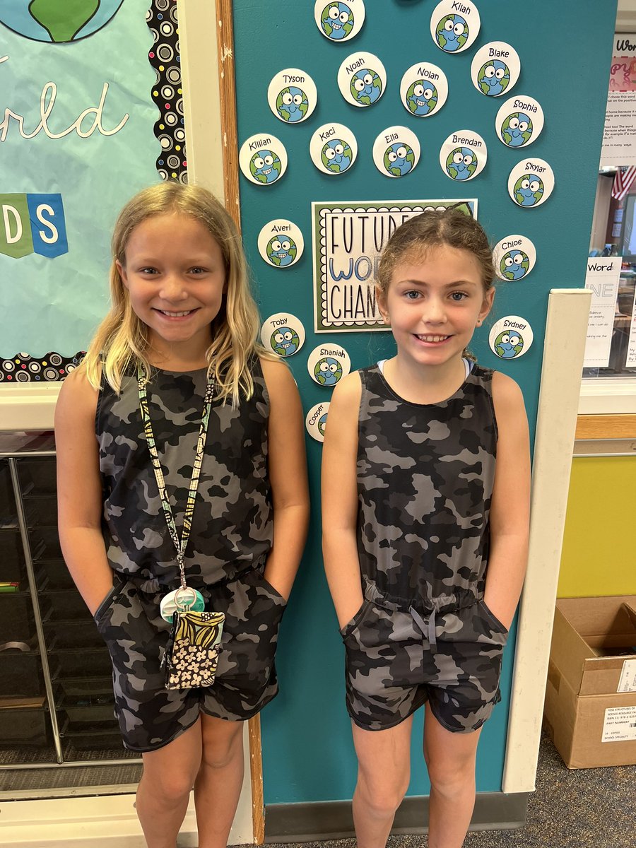 Twinning today!@JesElementary
