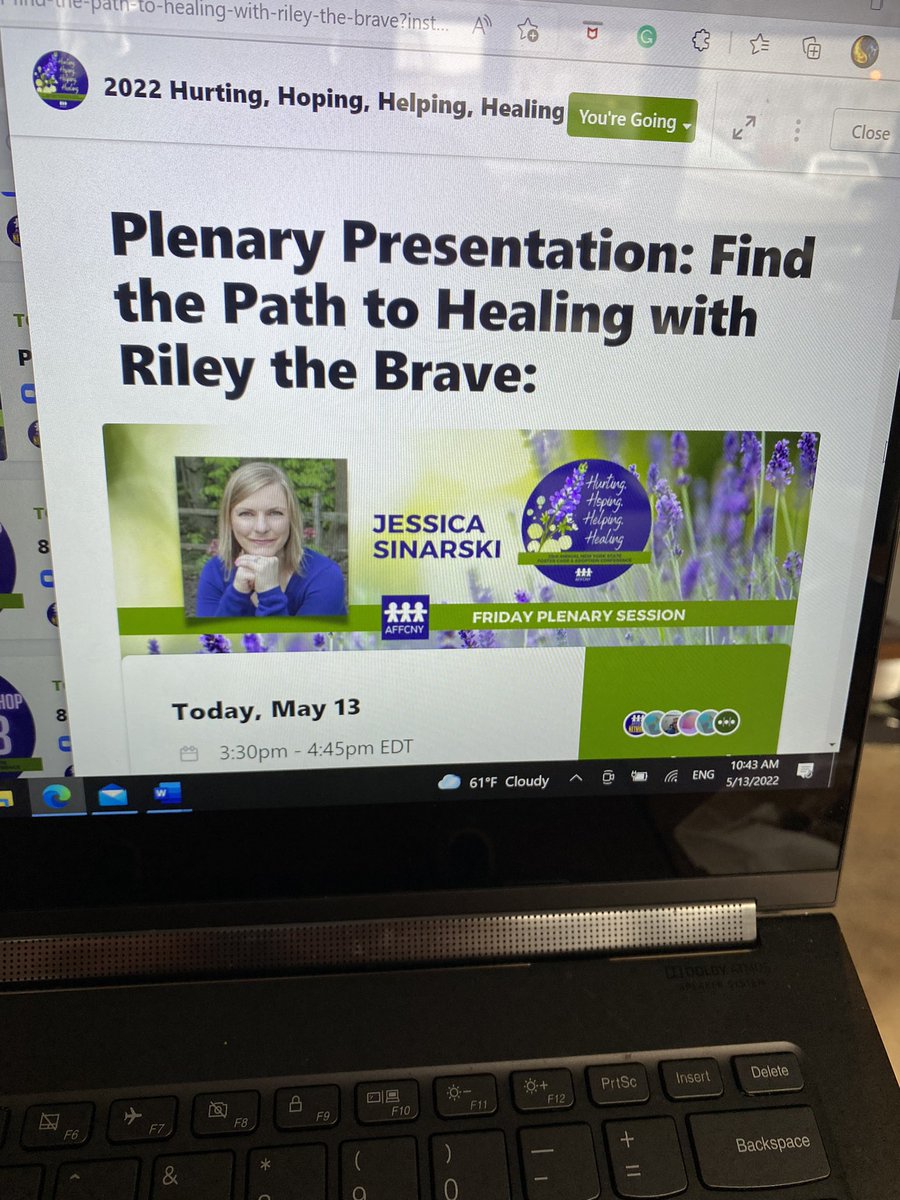 JessicaSinarski's tweet photo. 3:30 EST - hope to see you there! @AFFCNY #fostercareawareness #traumahealing #rileythebrave https://t.co/tFH5eYKIcP